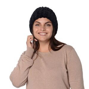 Beanie Black  Polyester & Acrylic